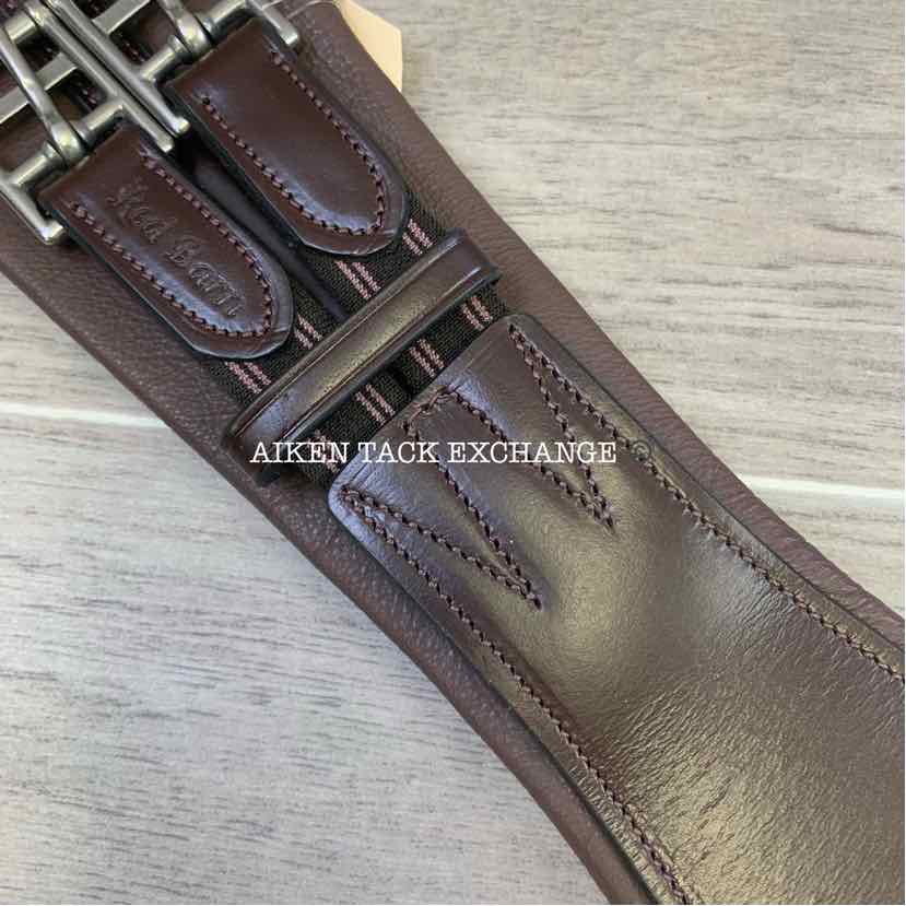 KL Select Red Barn Smart Contour Dressage Girth, Brown, 28"