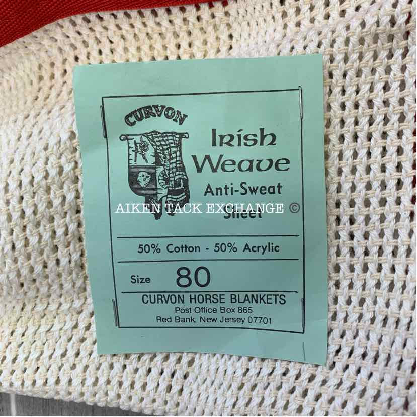 Curvon Irish Weave Anti-Sweat Sheet 80"