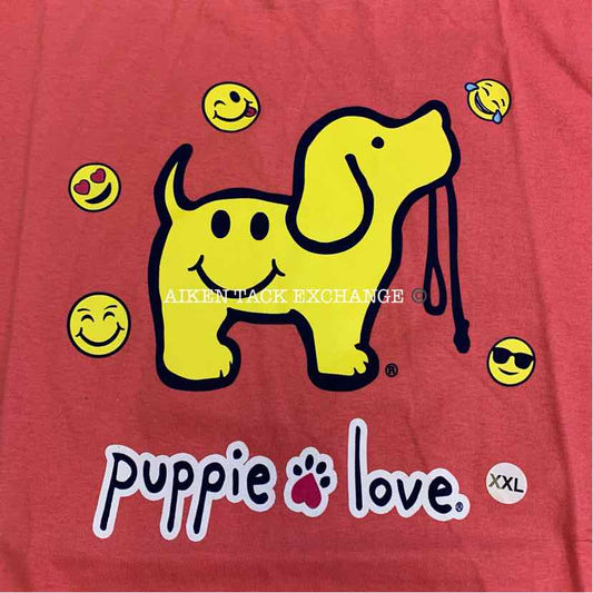 Puppie Love Cotton T Shirt, Size XXL (Unisex)