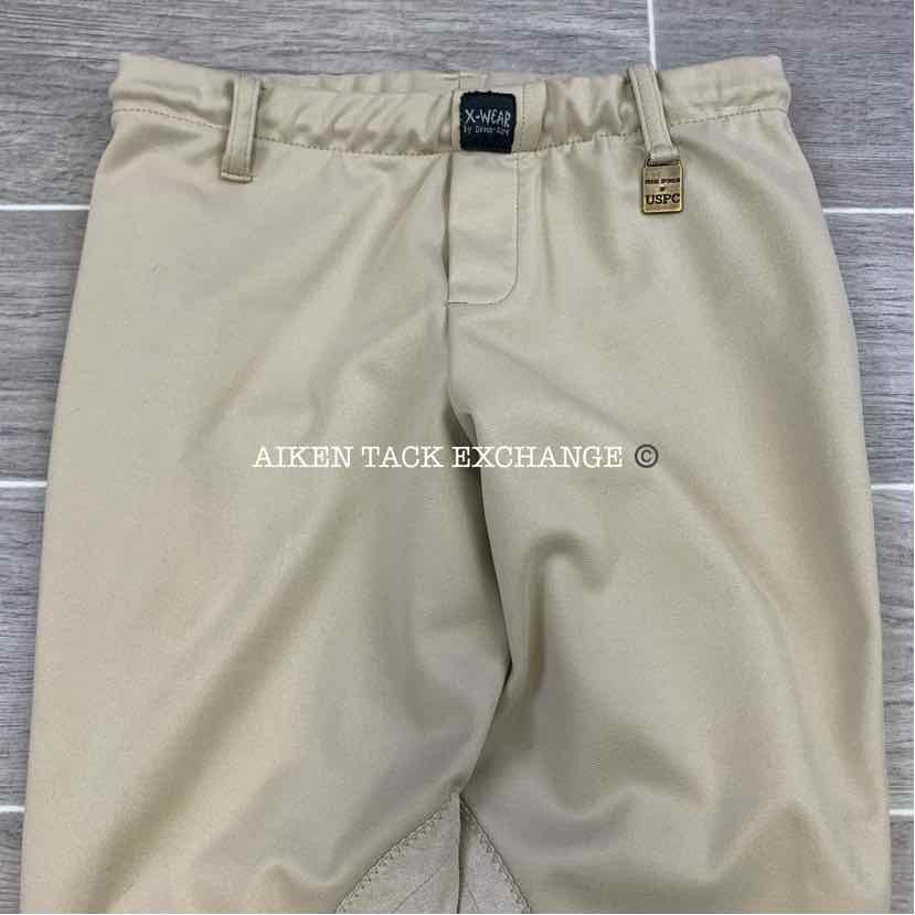 Devon-Aire X-Wear Knee Patch Pull On Jods, Size Medium