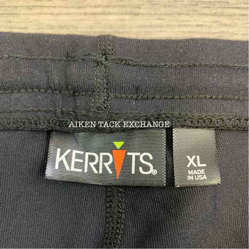 Kerrits Klassic Rise Knee Patch Tights, Size XLarge