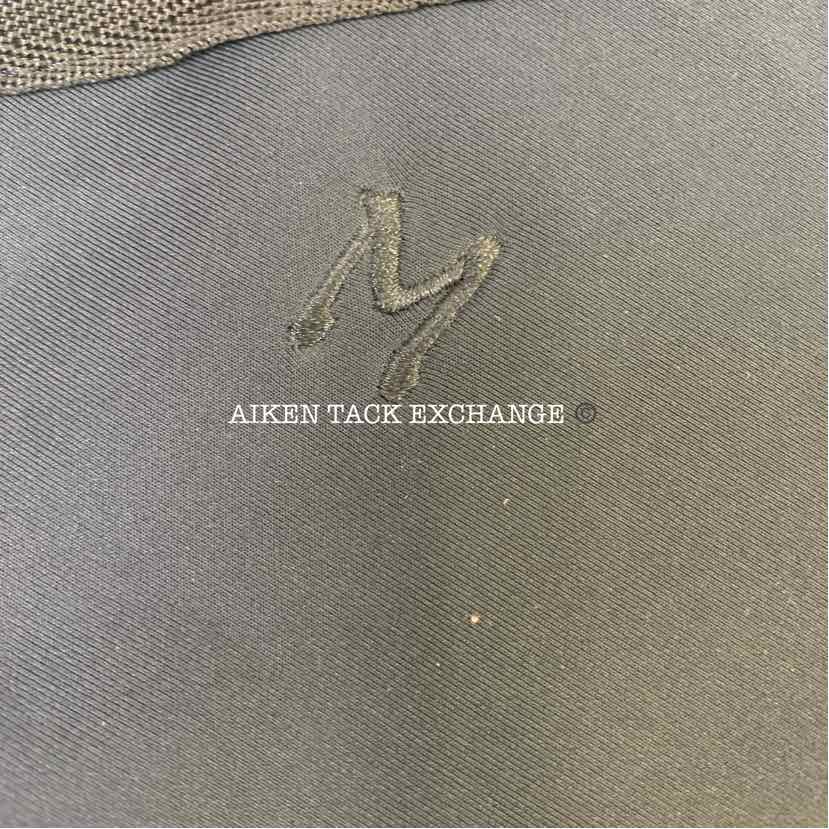 **CLEARANCE** Fenwick Equestrian LT Liquid Titanium Quarter Sheet, Black, Size M