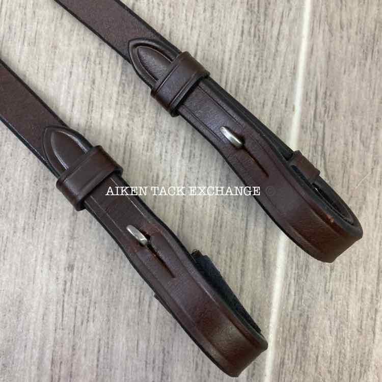 KL Select Red Barn Cheek Pieces, Hook Stud Ends, OS