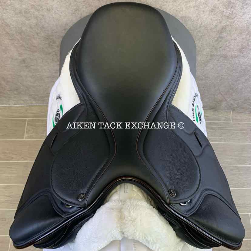 2023 MaxFlex Valentin All Purpose Jump Saddle, 17.5" Seat, Flex Tree - Adjustable (Custom Gullet), Wool Flocked Panels