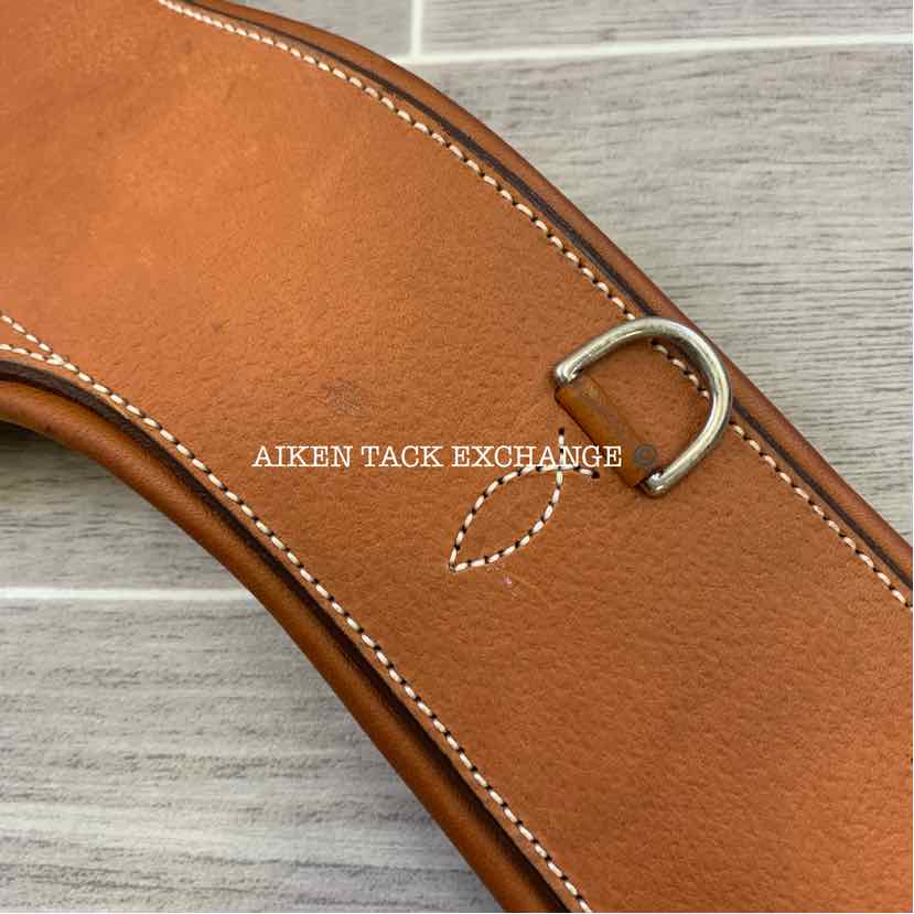 Butet Ergonomic Belly Guard Stud Girth, Brown, 50", Brand New