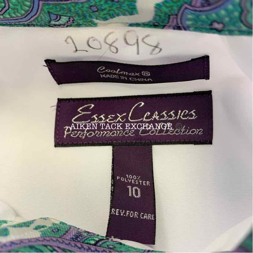 Essex Classics CoolMax Long Sleeve Show Shirt, Size 10