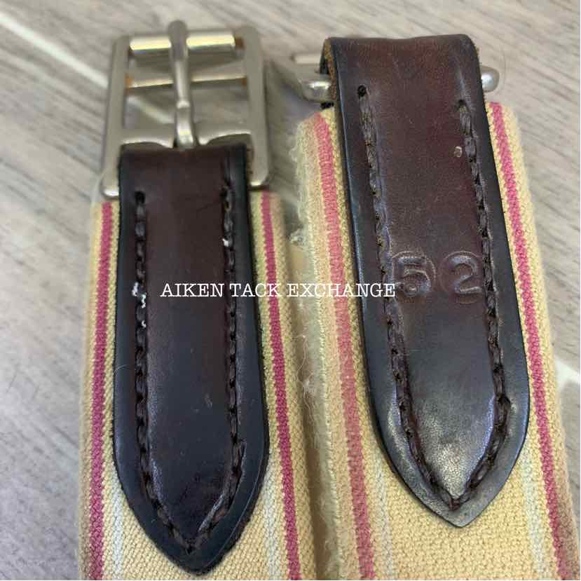 Tory Leather Girth w/ Elastic at Both Ends 52"