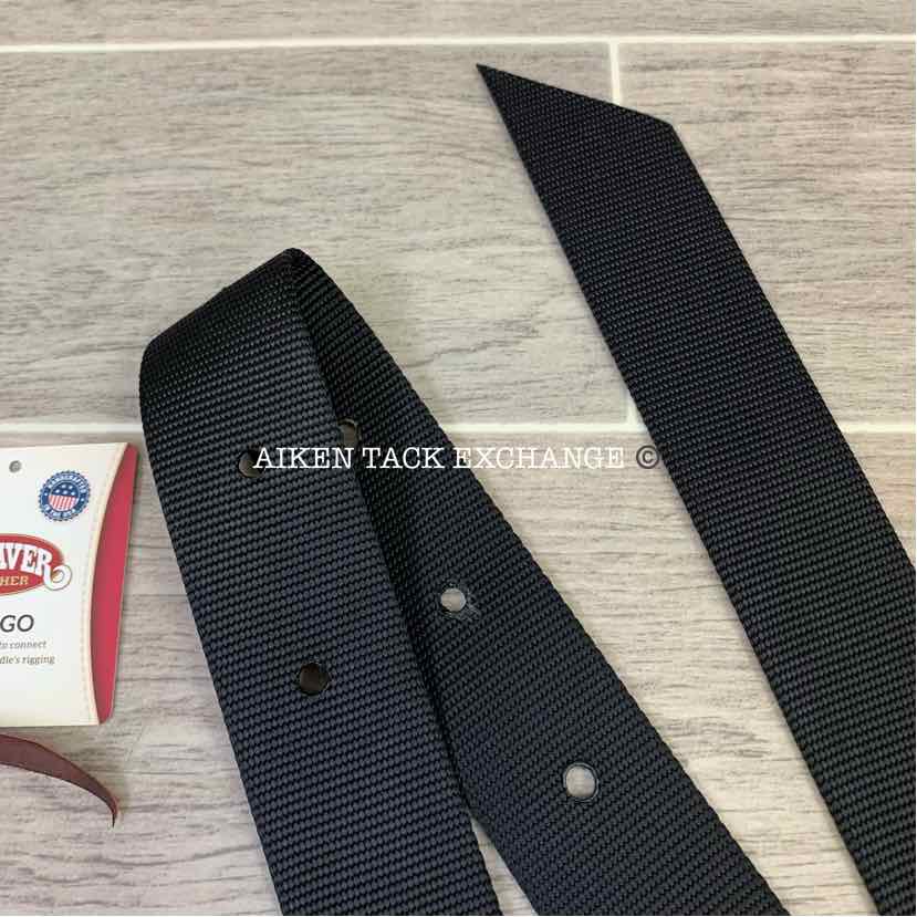 Weaver Single Ply Nylon Latigo Tie Strap, Black, 1 3/4" x 70"