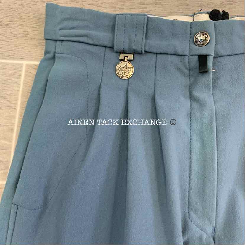 Pikeur Front Zip Knee Patch Breeches, Size 26 L