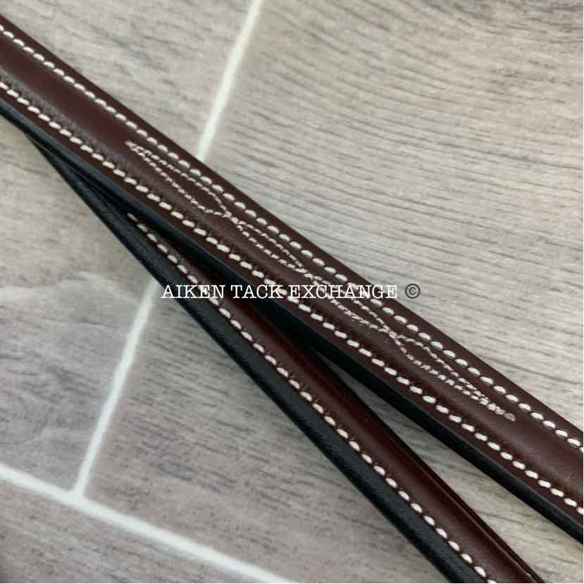 KL Select Red Barn Raised Fancy Stitch Standing Martingale, Size Pony