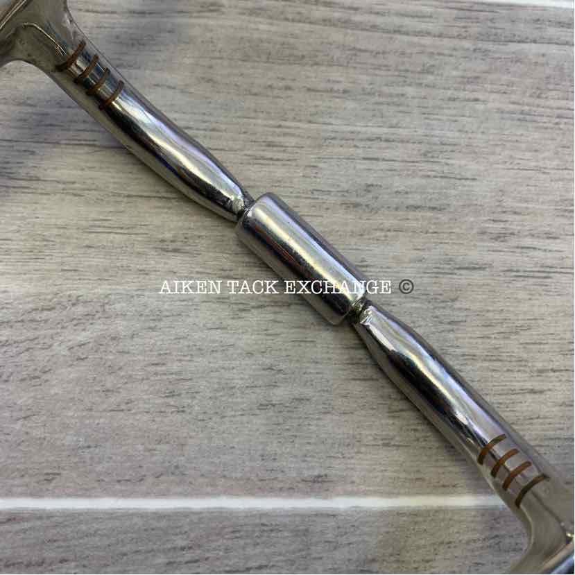 Myler D Ring Bit w/ Hooks and Comfort Snaffle Wide Barrel MB 02 4.5"