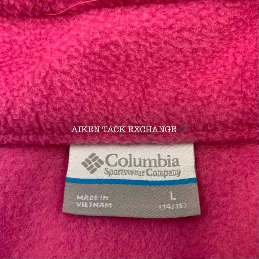 Columbia Long sleeve Fleece Jacket, Size Large