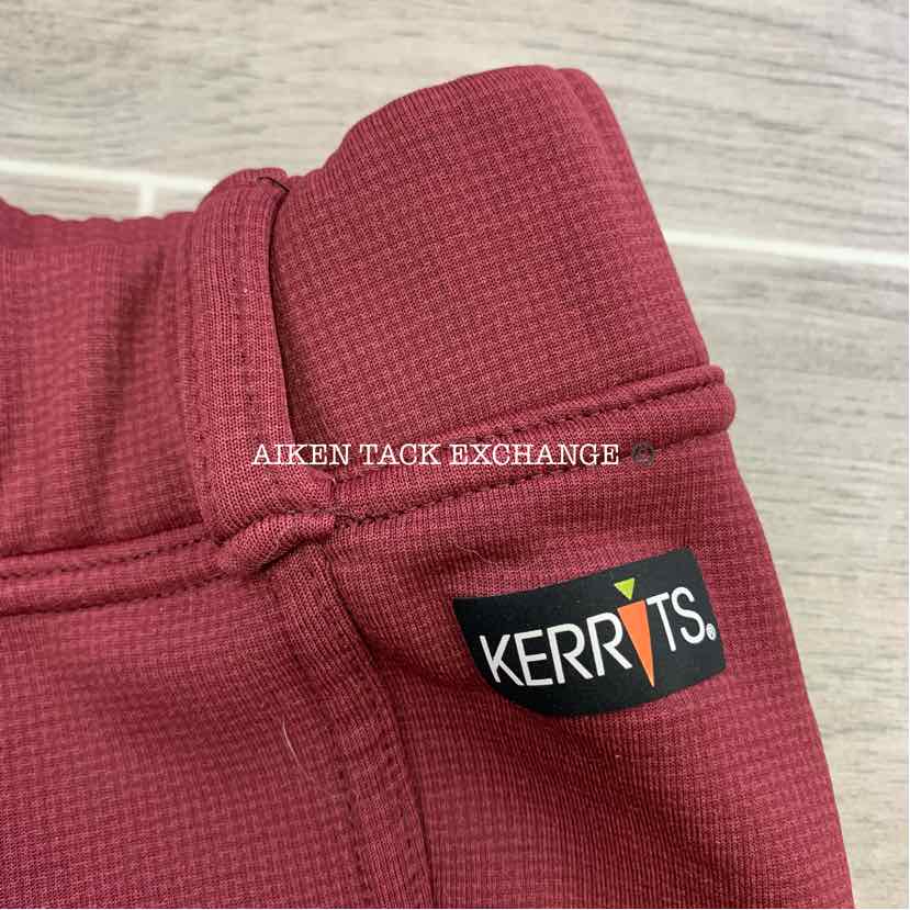 Kerrits Fleece Lined Knee Patch Tights, Size Medium