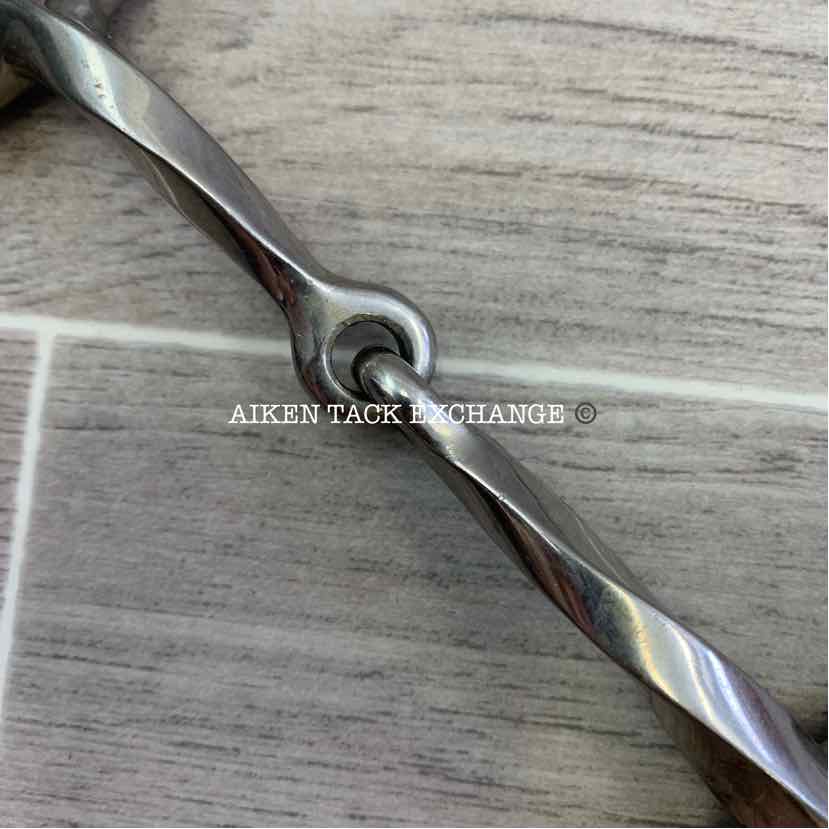 Single Joint Slow Twist Eggbutt Bit, 5.5"