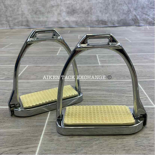 Swivel Flex Footbed Wide Track Stirrup Irons 4.75"