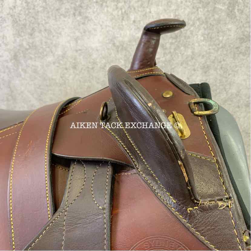 17'' full black leather Australian stock leather saddle with full  accessories