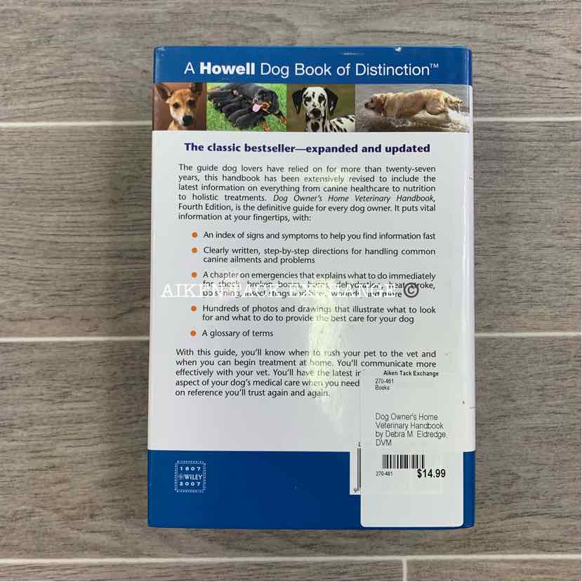 Dog Owner's Home Veterinary Handbook by Debra M. Eldredge, DVM