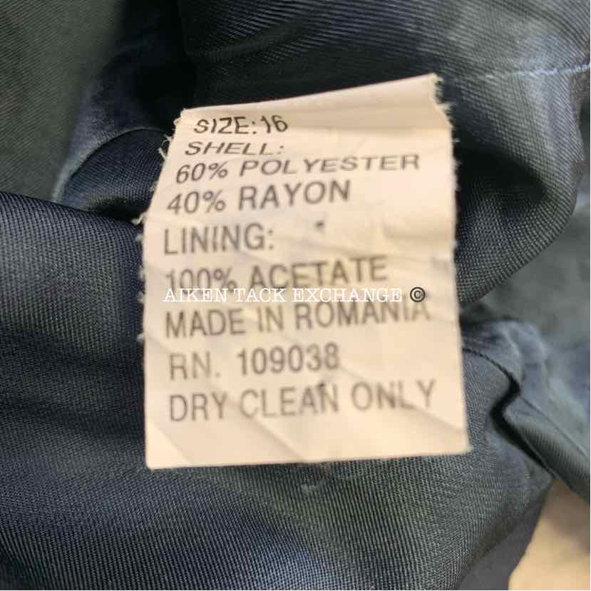 Ovation Show Coat, Size 16