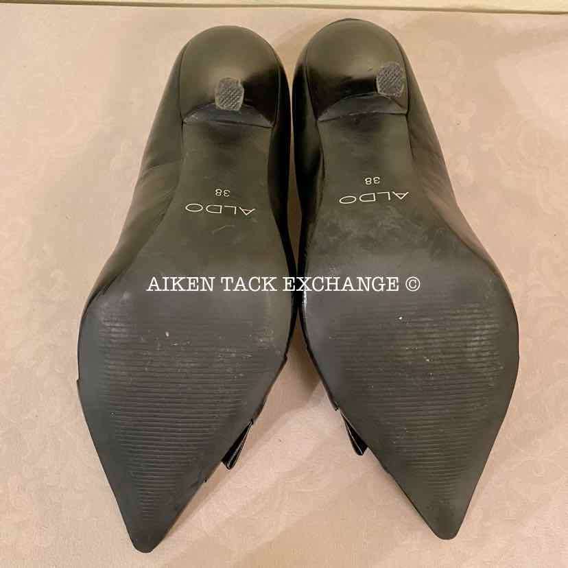 Women's 8, Aldo Pointed Toe Stiletto Heel Pumps, Black:Arielle's Wardrobe: Footwear:Aldo:The Aiken Tack Exchange