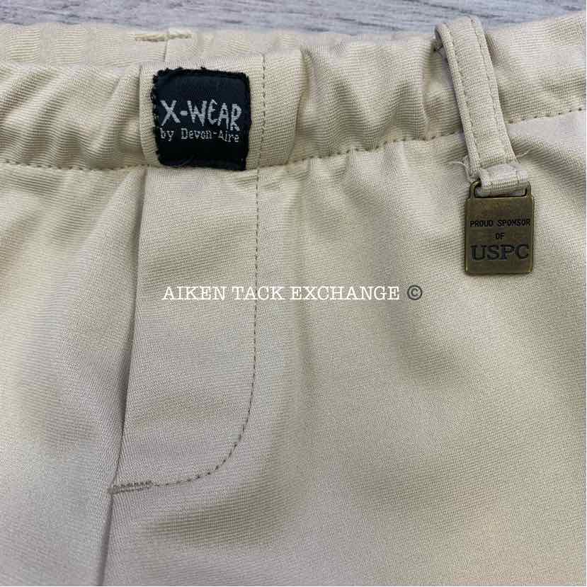 Devon-Aire X-Wear Knee Patch Pull On Jods, Size Medium