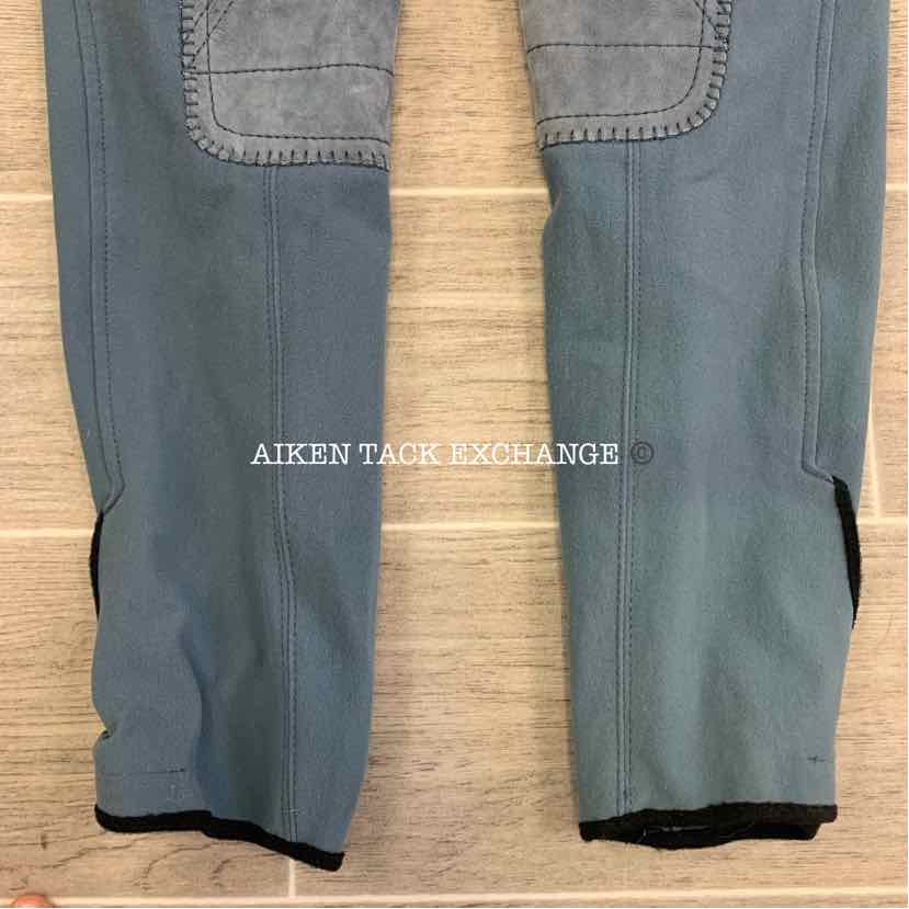 Pikeur Front Zip Knee Patch Breeches, Size 26 L
