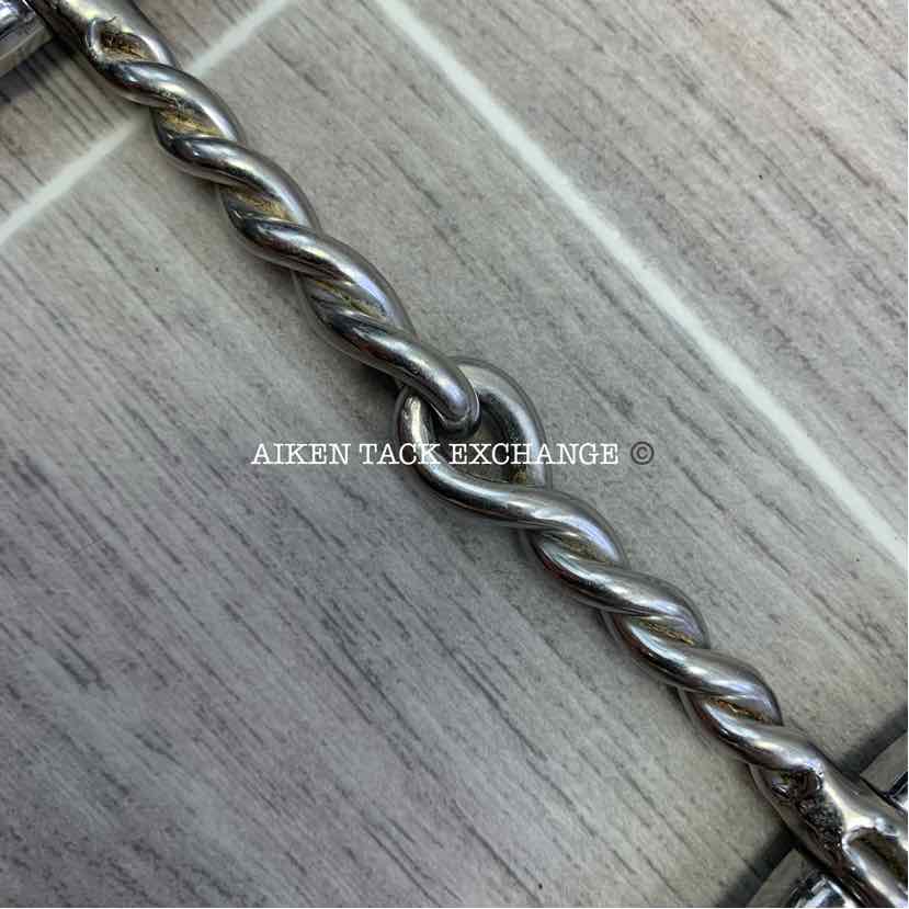 Full Cheek Single Joint Twisted Wire Bit 5"