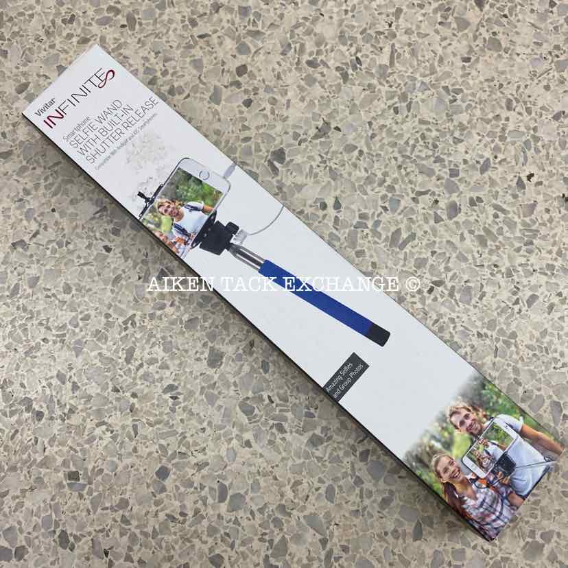 Vivitar Smartphone Selfie Wand with Built-In Shutter Release, Blue