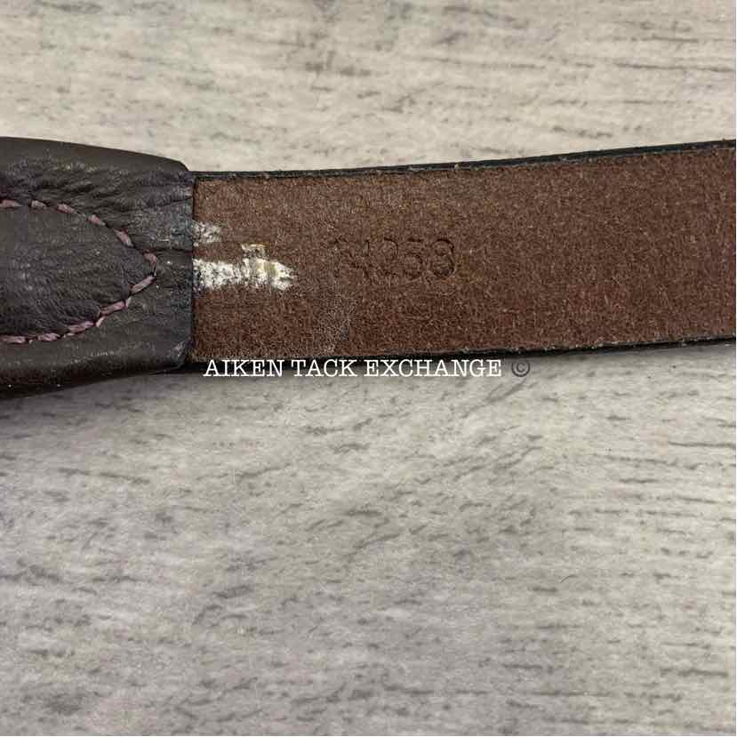 KL Select Red Barn Padded Fancy Stitch Breastplate, Size Pony