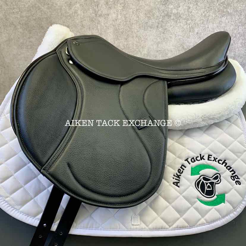 2023 MaxFlex Valentin All Purpose Jump Saddle, 17.5" Seat, Flex Tree - Adjustable (Custom Gullet), Wool Flocked Panels