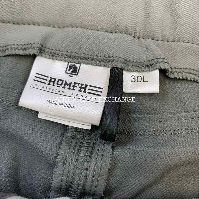 Romfh Sarafina Silicone Knee Patch Breeches, Brand New, Size 30 L