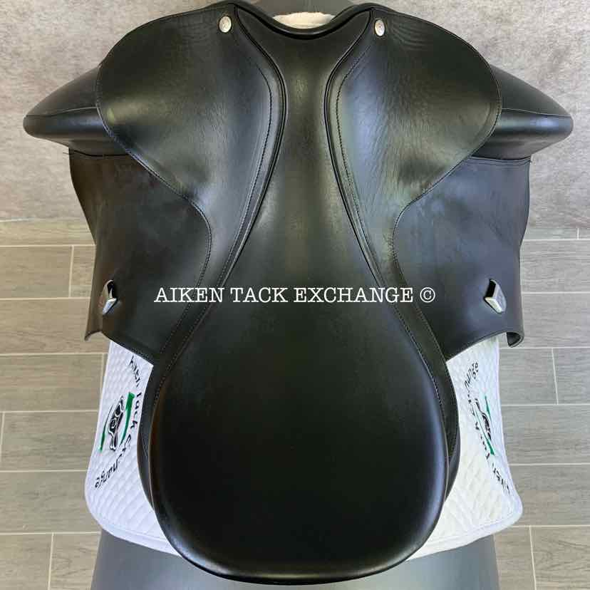 2007 Bates Innova Dressage Saddle, 18" Seat, Adjustable Tree - Changeable Gullet, CAIR Panels