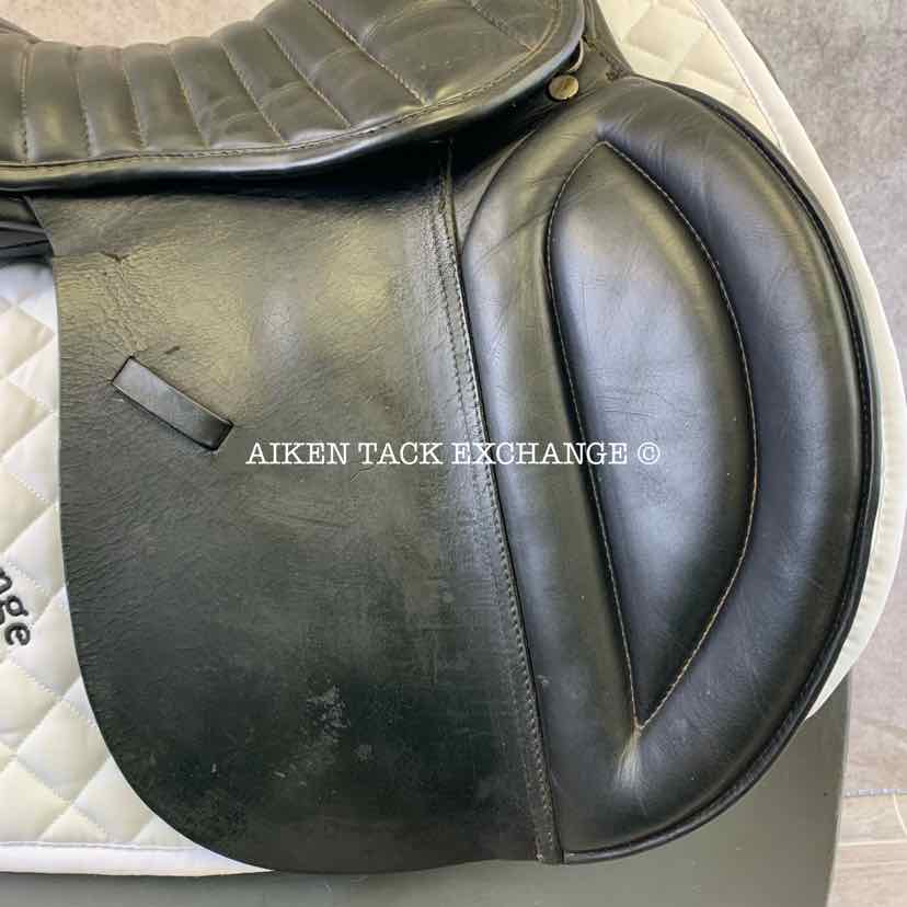 **SOLD** Jorge Canaves by Thornhill All Purpose Endurance Saddle, 17.5" Seat, Wide Tree, Wool Flocked Panels