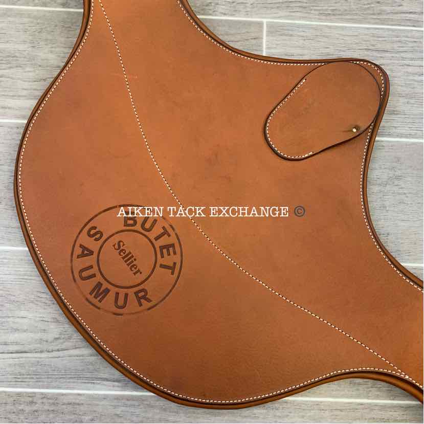 Butet Ergonomic Belly Guard Stud Girth, Brown, 50", Brand New