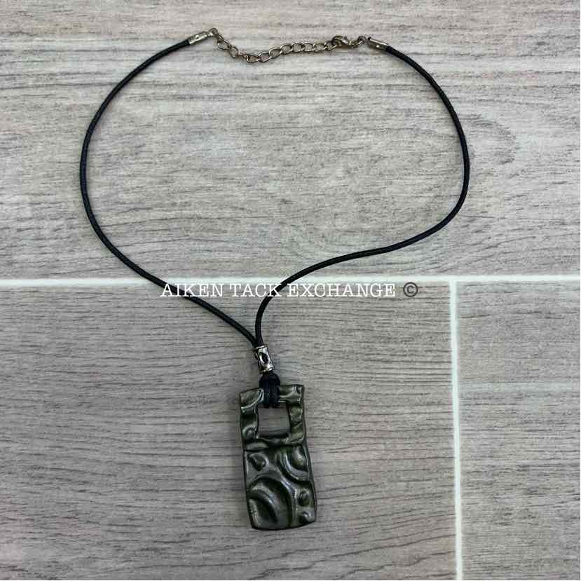 Handmade Grey Pendant Necklace
