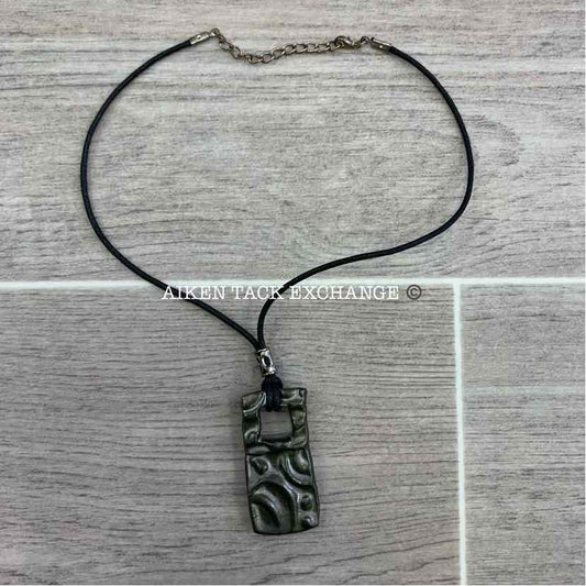 Handmade Grey Pendant Necklace