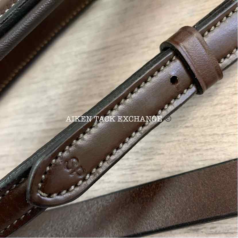 KL Select Red Barn Fancy Stitch Padded Standing Martingale, Size Small Pony