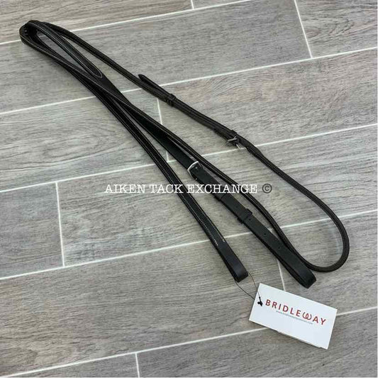 Bridleway Plain Raised Standing Martingale, Dark Havana, Size Pony, Brand New