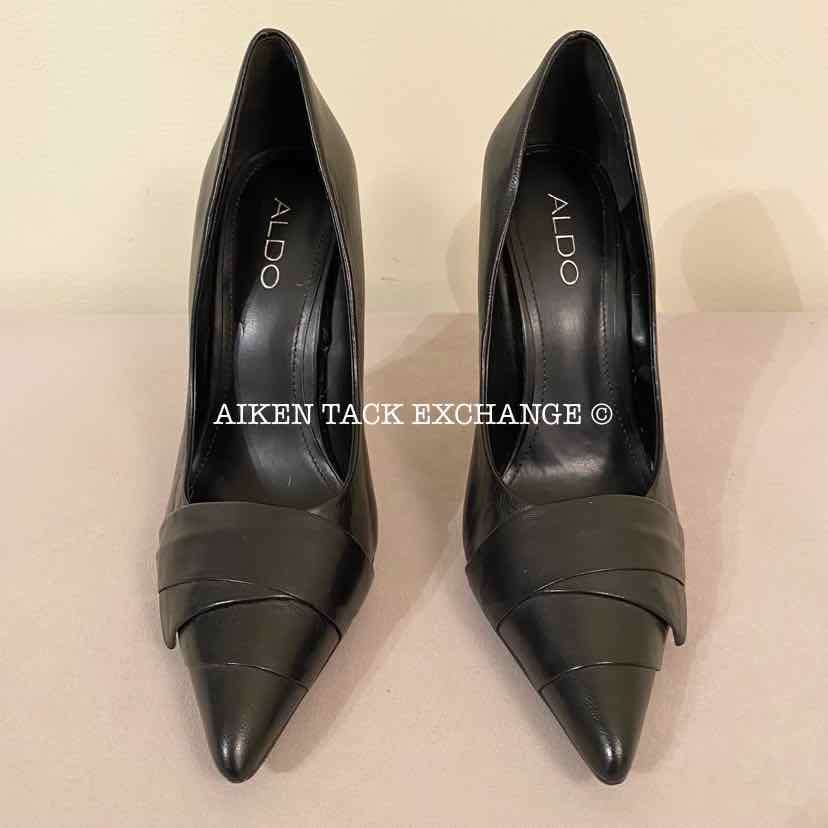 Women's 8, Aldo Pointed Toe Stiletto Heel Pumps, Black:Arielle's Wardrobe: Footwear:Aldo:The Aiken Tack Exchange
