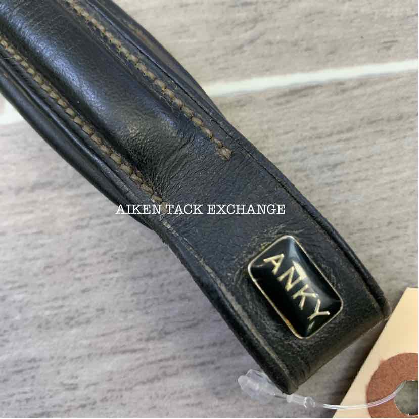 Anky Plain Raised Browband, Size Cob 15"