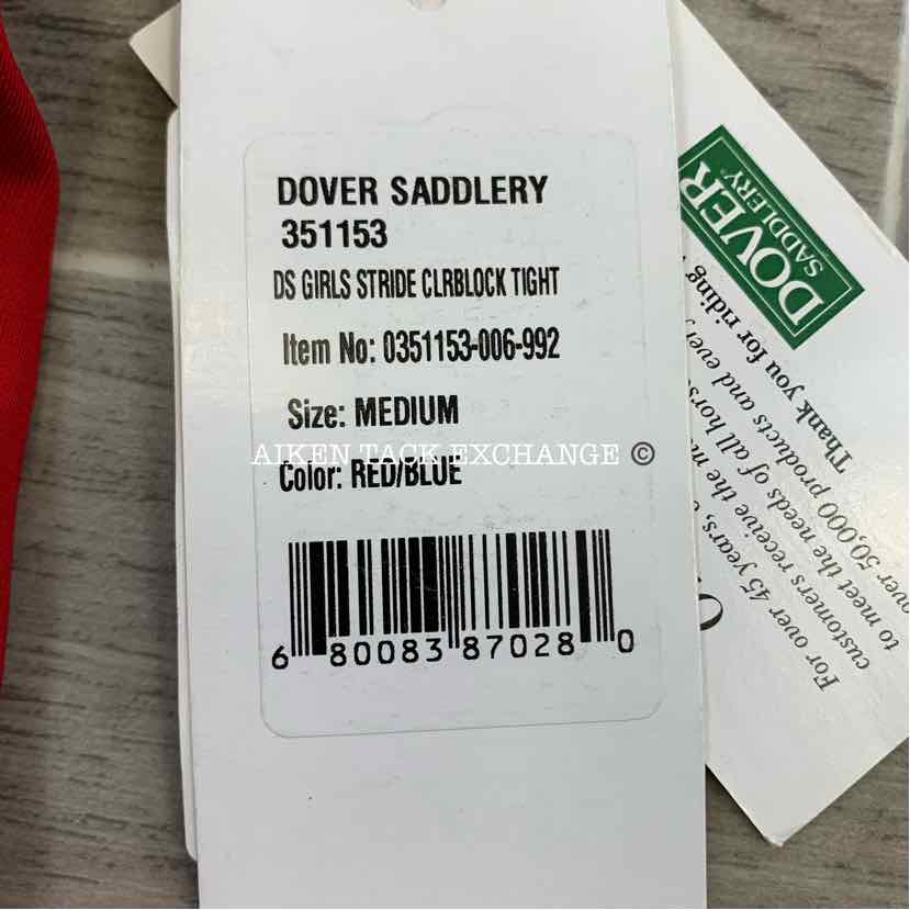 Dover Saddlery Silicone Full Seat Tights, Size Medium