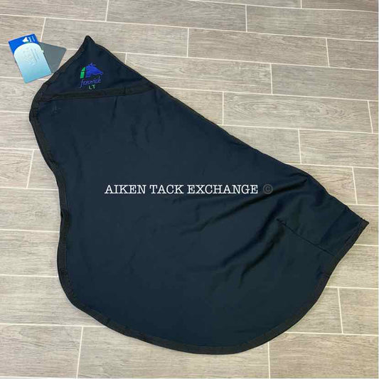 **CLEARANCE** Fenwick Equestrian LT Liquid Titanium Quarter Sheet, Black, Size M