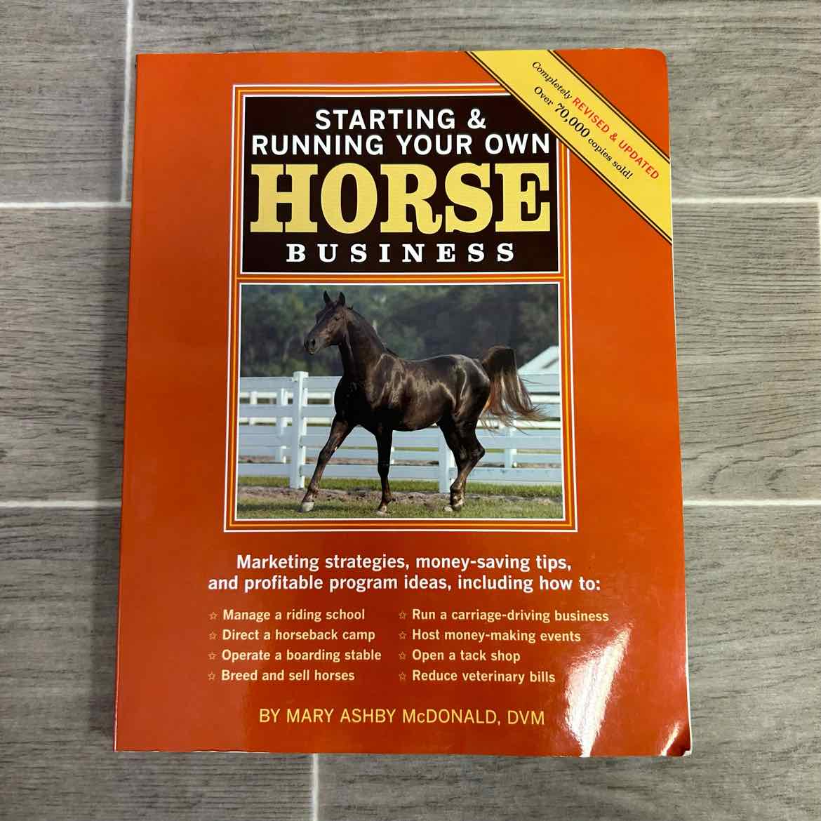 Starting & Running Your Own Horse Business by Mary Ashby McDonald, DVM