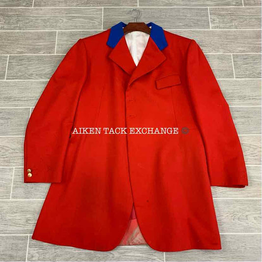 House of Antonio Midweight Scarlet Hunt Coat, Size 46