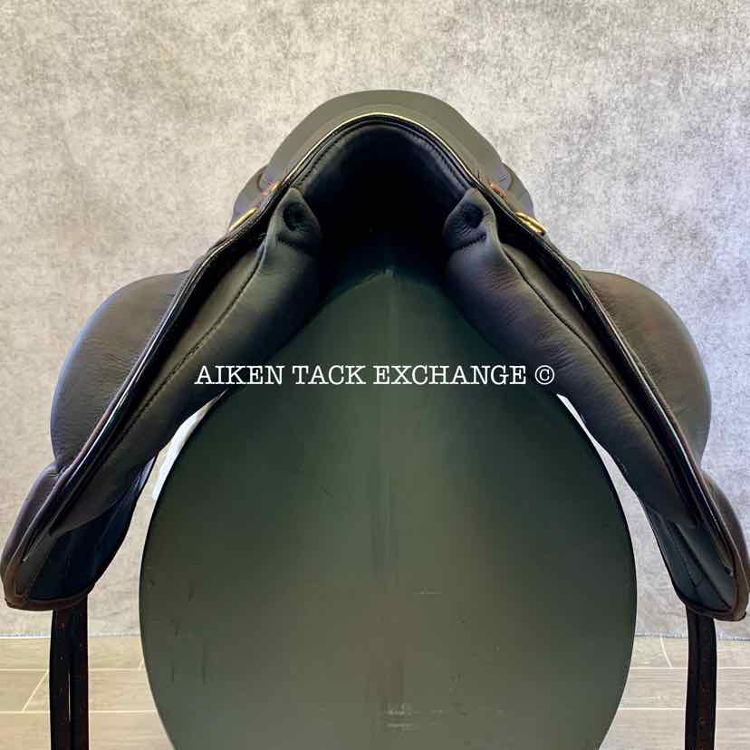 2023 MaxFlex Eventer Monoflap Jump Saddle, 17.5" Seat, Flex Tree - Adjustable (Custom Gullet), Wool Flocked Panels