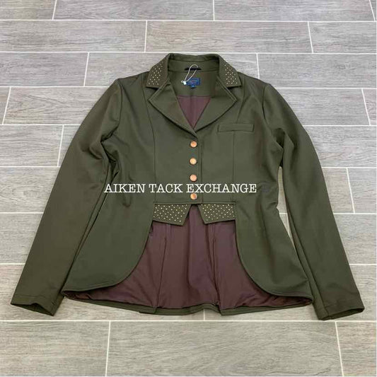 Ovation Elegance Dressage Show Coat, Brown, Size 10