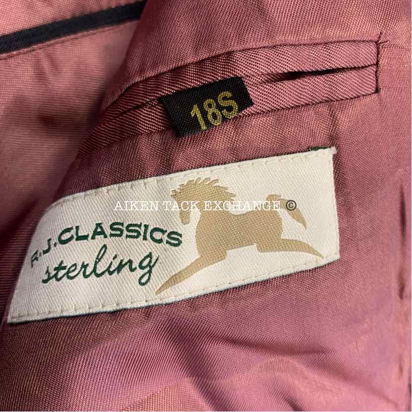 RJ Classics Sterling Show Coat, Size 18 S
