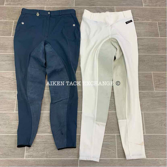 BARGAIN BUNDLE: 2 Pairs of Full Seat Breeches, Pikeur Size 32 & Kerrits Size XL
