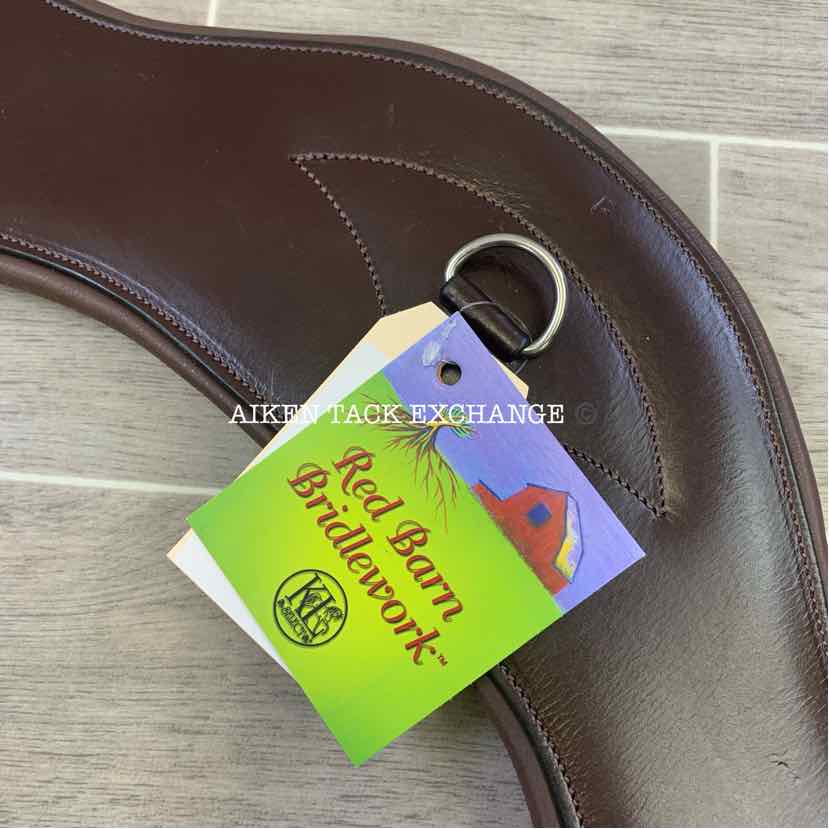 KL Select Red Barn Balance Anatomic Shoulder Relief Dressage Girth, Brown, 24"