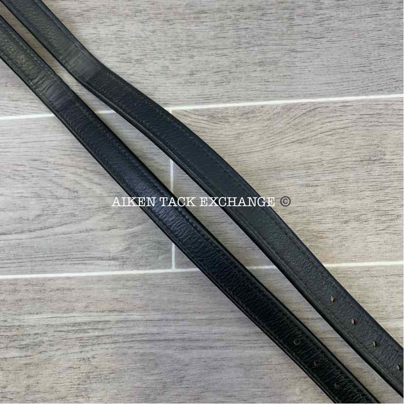 Devoucoux Stirrup Leathers, Black, 54"