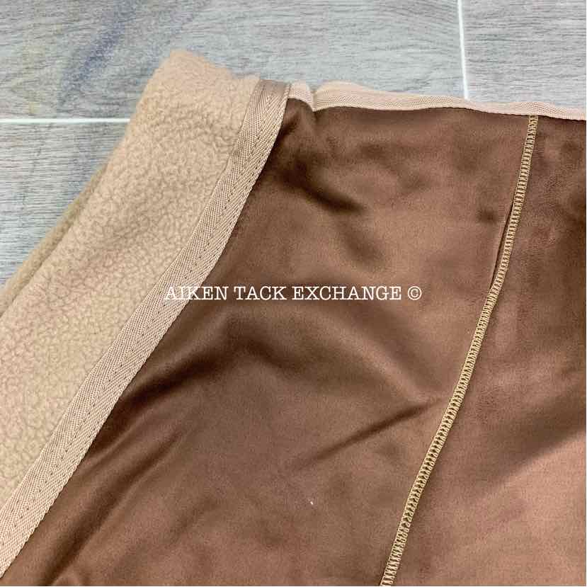 **CLEARANCE** Fenwick Equestrian EquSuede Performance Dress Blanket Cooler, Mocha, 74"